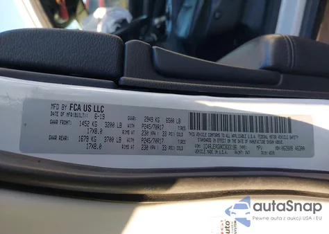 2019 Jeep Grand Cherokee Laredo E 4X2 z USA, uszkodzony, nr VIN 1C4RJEAG0KC833196